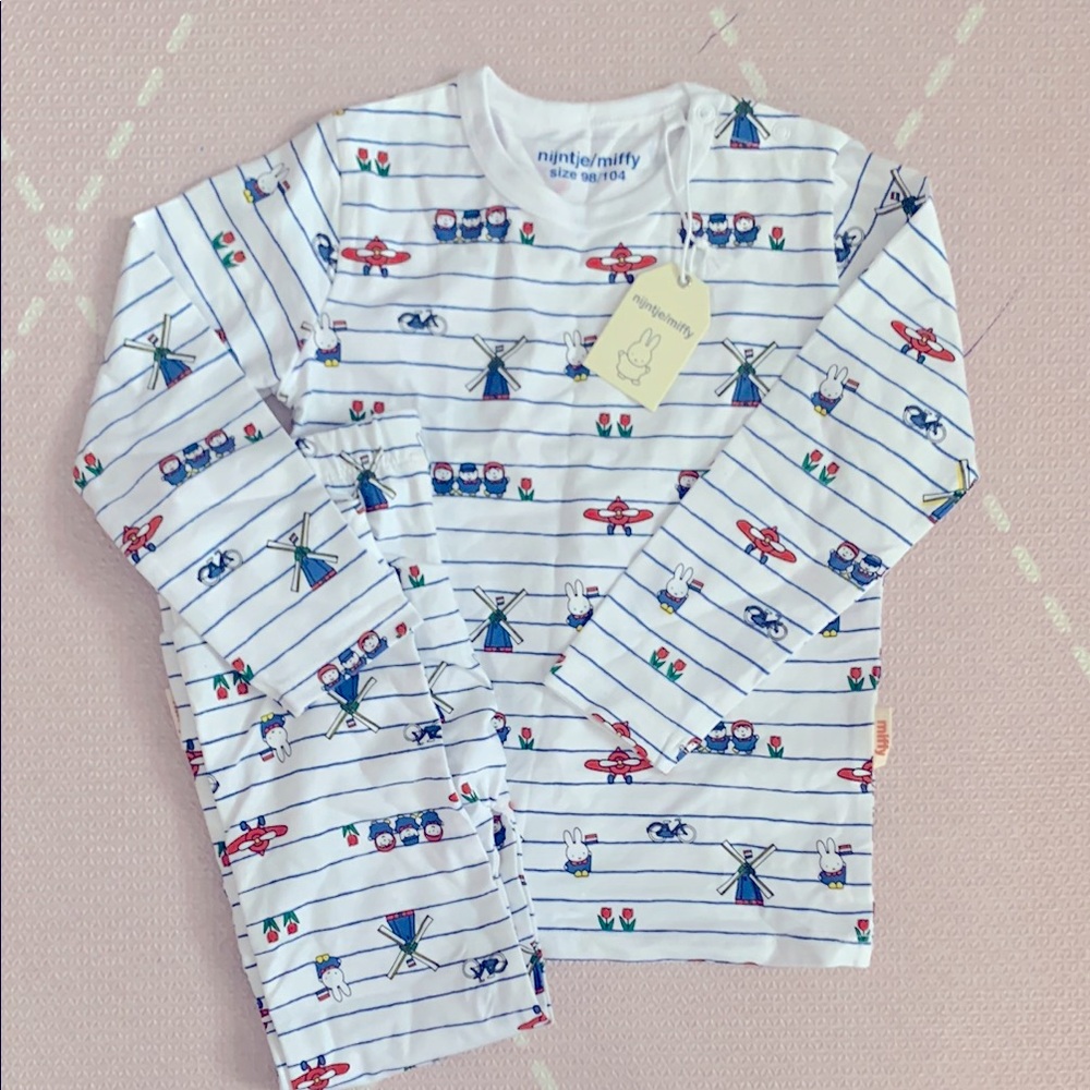 NWT Miffy Pajamas - 2 piece set
